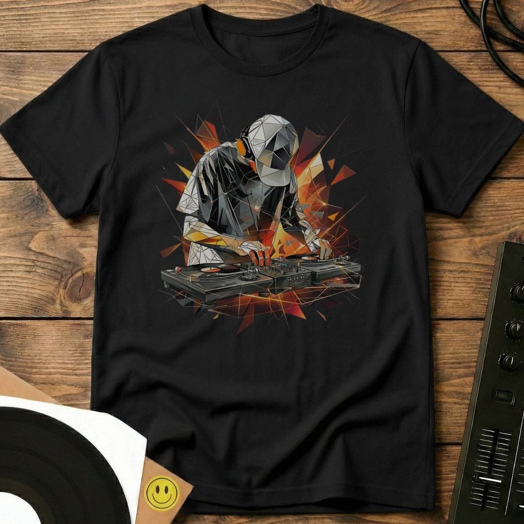 Polygonal Turntable DJ T-Shirt