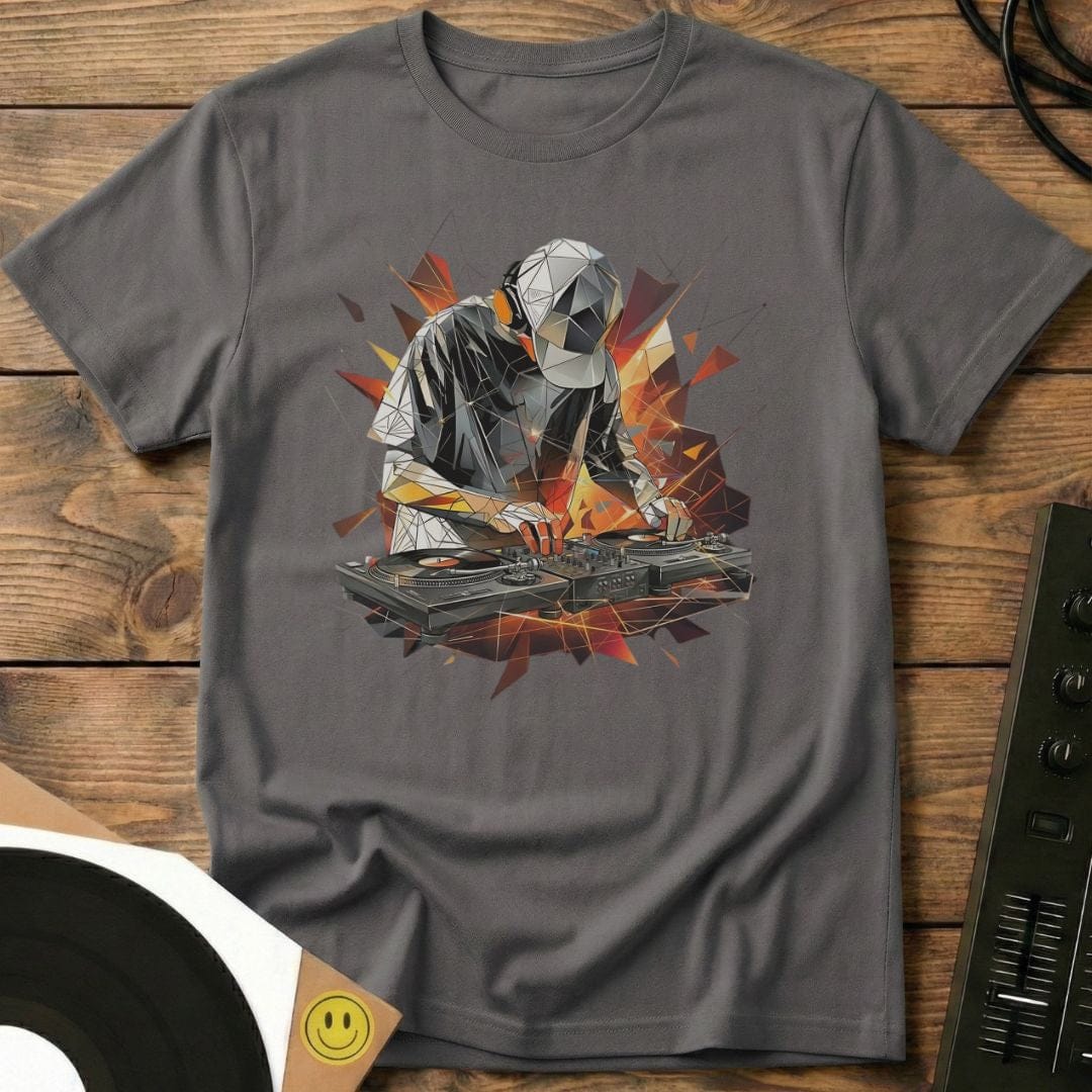 Polygonal Turntable DJ T-Shirt
