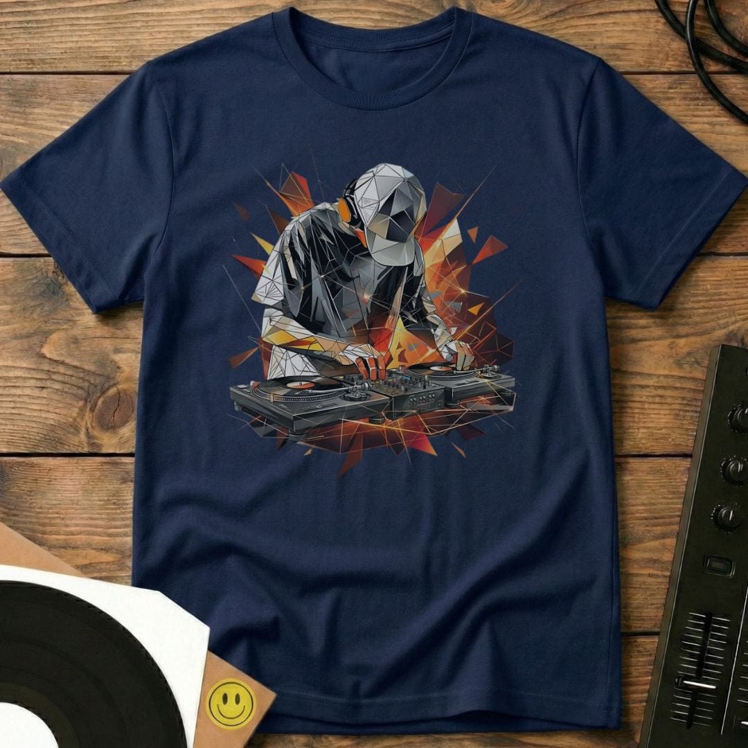 Polygonal Turntable DJ T-Shirt