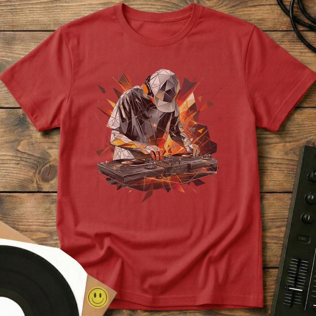 Polygonal Turntable DJ T-Shirt