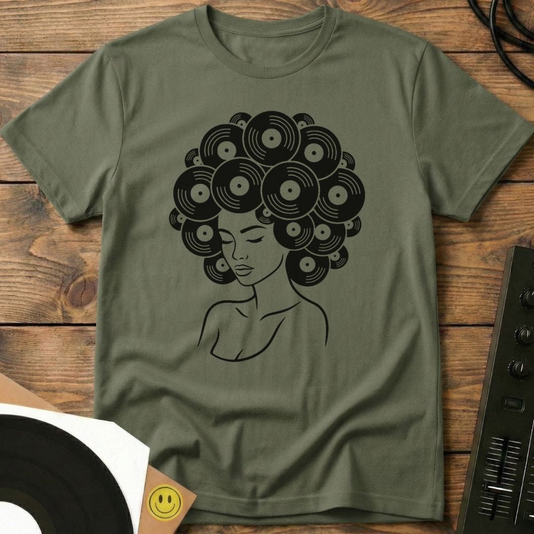 Vinyl Afro T-Shirt